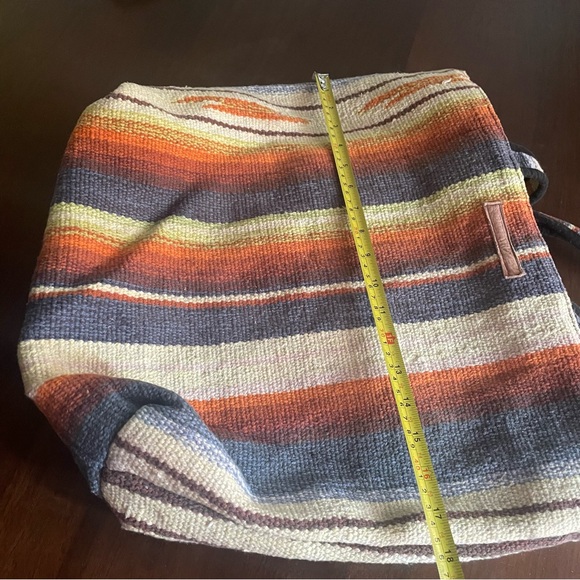 Billabong Multicolored Rainbow Striped Tote Bag - Picture 6 of 8